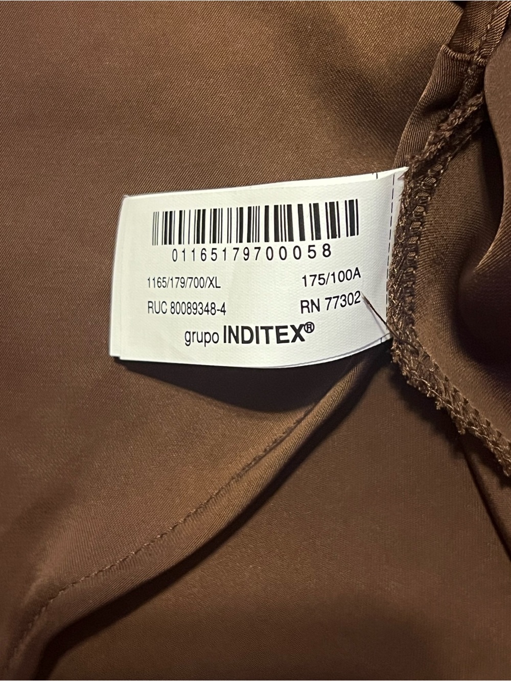 NWT Zara Beautiful Womens XL Brown Draped Halter Neck Maxi Dress Open Back Satin - Picture 12 of 13
